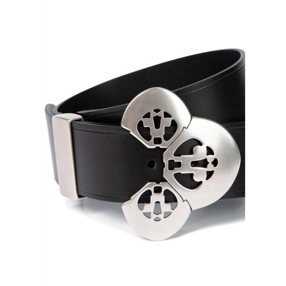 NEW ISABEL MARANT women's adaria belt in black/silver - Picture 4 of 4
